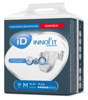 Подгузники для взрослых iD INNOFIT M 14 шт/уп